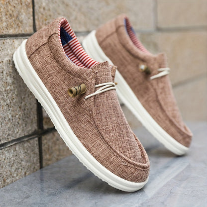 Scarpe slip-on da uomo in tessuto – leggere, comode e traspiranti