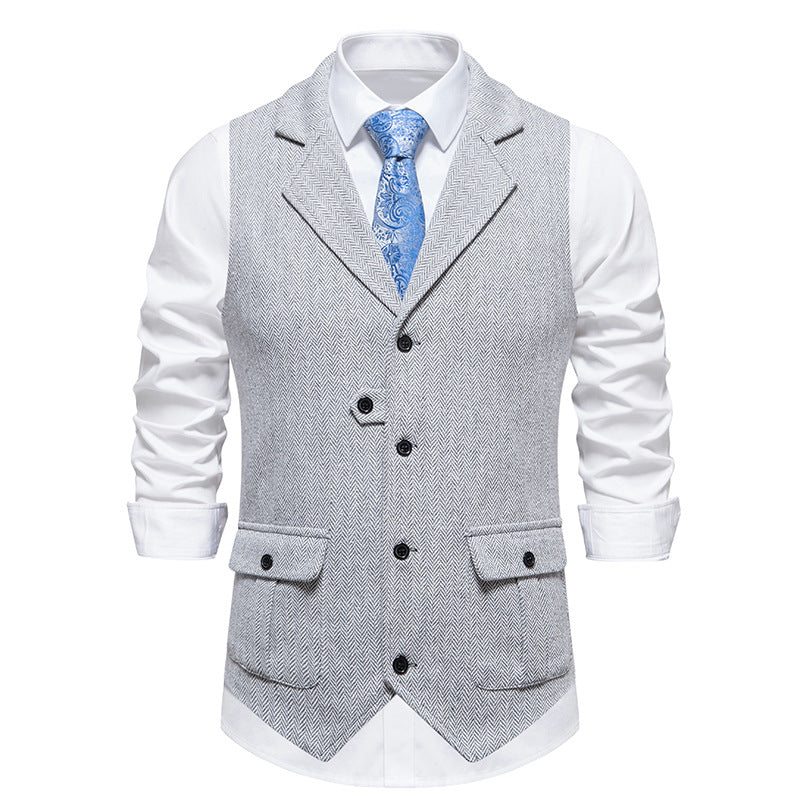 Lev | Men Smart casual Office Outfit Vest