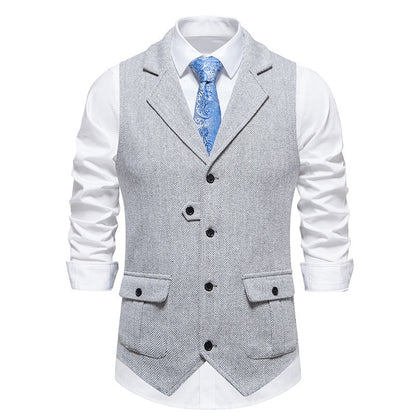 Lev | Men Smart casual Office Outfit Vest