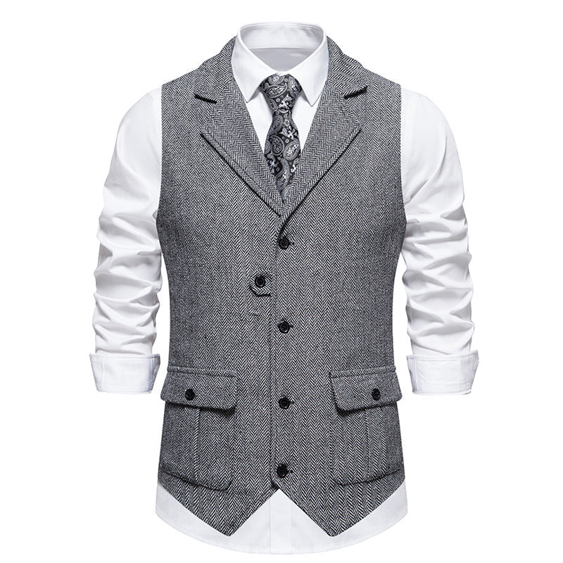 Lev | Men Smart casual Office Outfit Vest