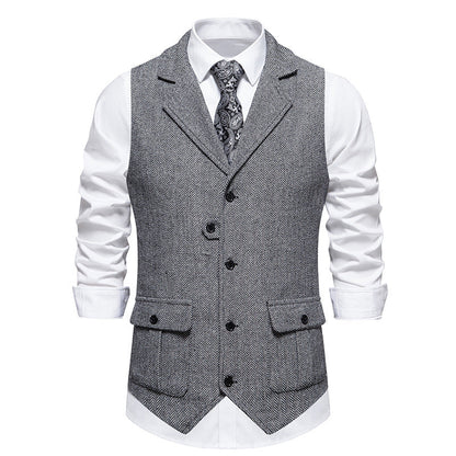 Lev | Men Smart casual Office Outfit Vest