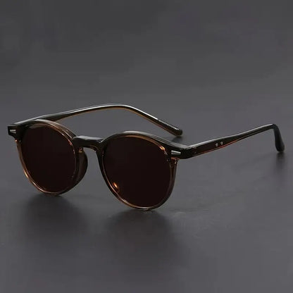 Sonnenbrille Rund mit Polykarbonat-Rahmen
