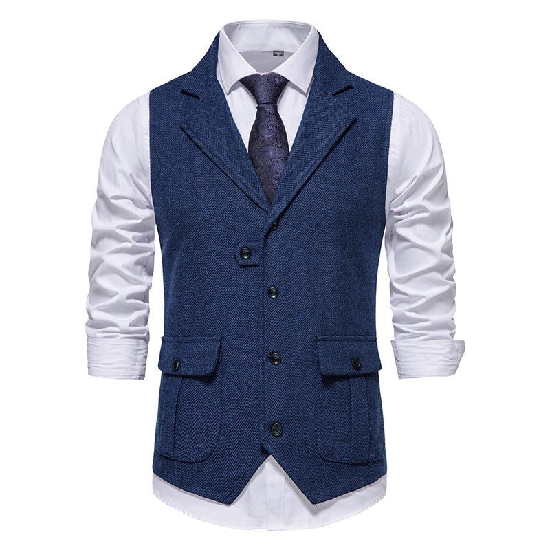 Lev | Men Smart casual Office Outfit Vest