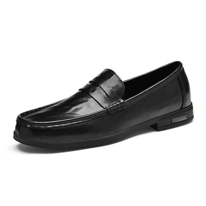 Męskie Penny Loafers | Prawdziwa Skóra | Klasyczne i Eleganckie | Oddychający Komfort