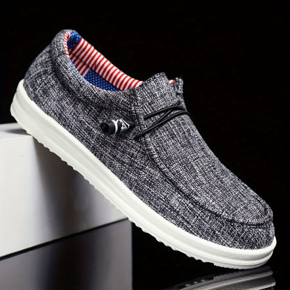 Scarpe slip-on da uomo in tessuto – leggere, comode e traspiranti