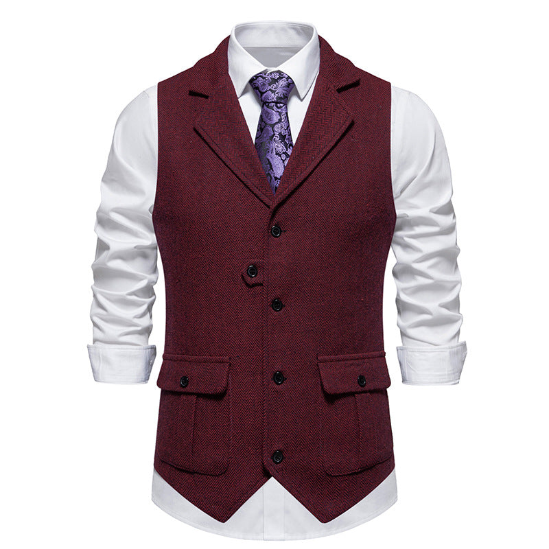 Lev | Men Smart casual Office Outfit Vest