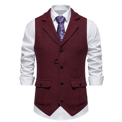 Lev | Men Smart casual Office Outfit Vest