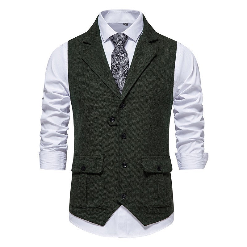 Lev | Men Smart casual Office Outfit Vest