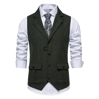 Lev | Men Smart casual Office Outfit Vest