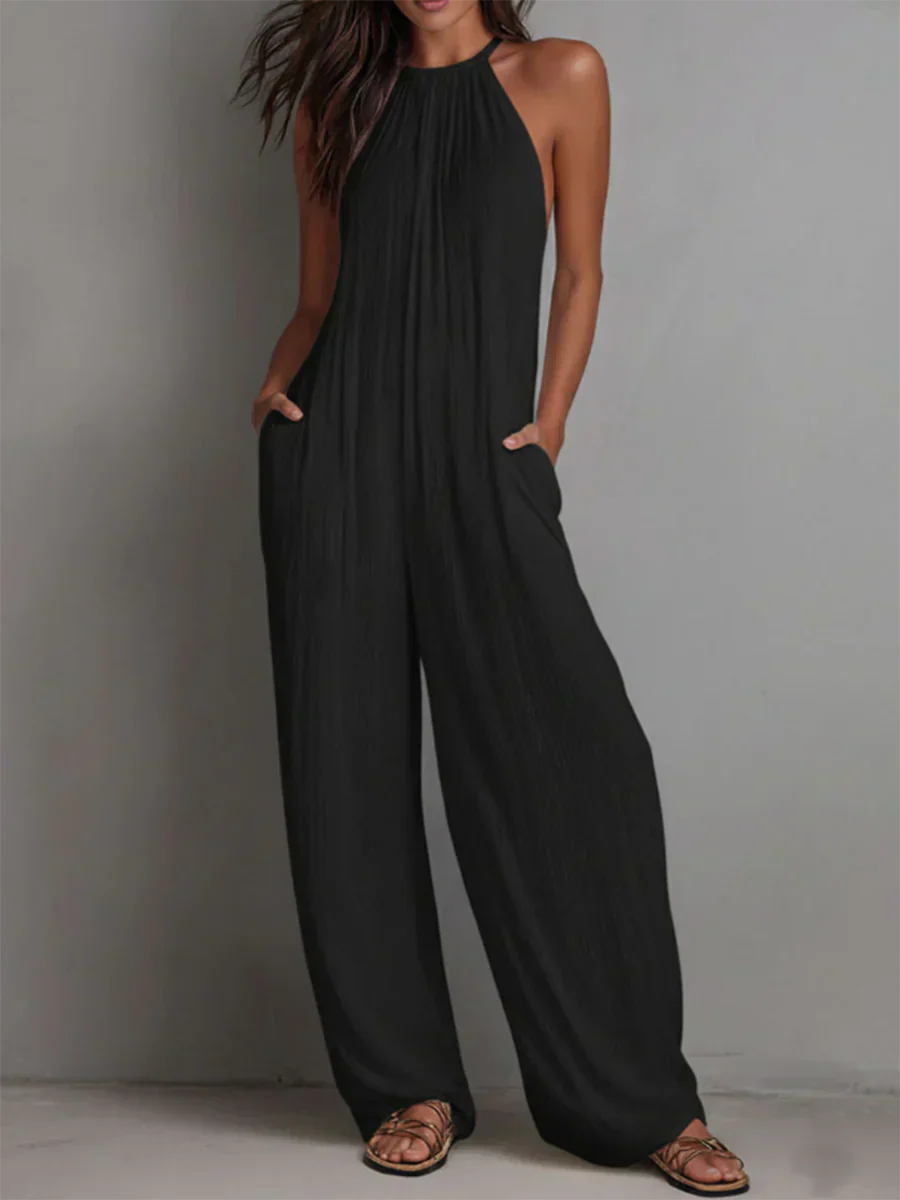 Franca Bianco™ Relaxed Wide Leg Jumpsuit