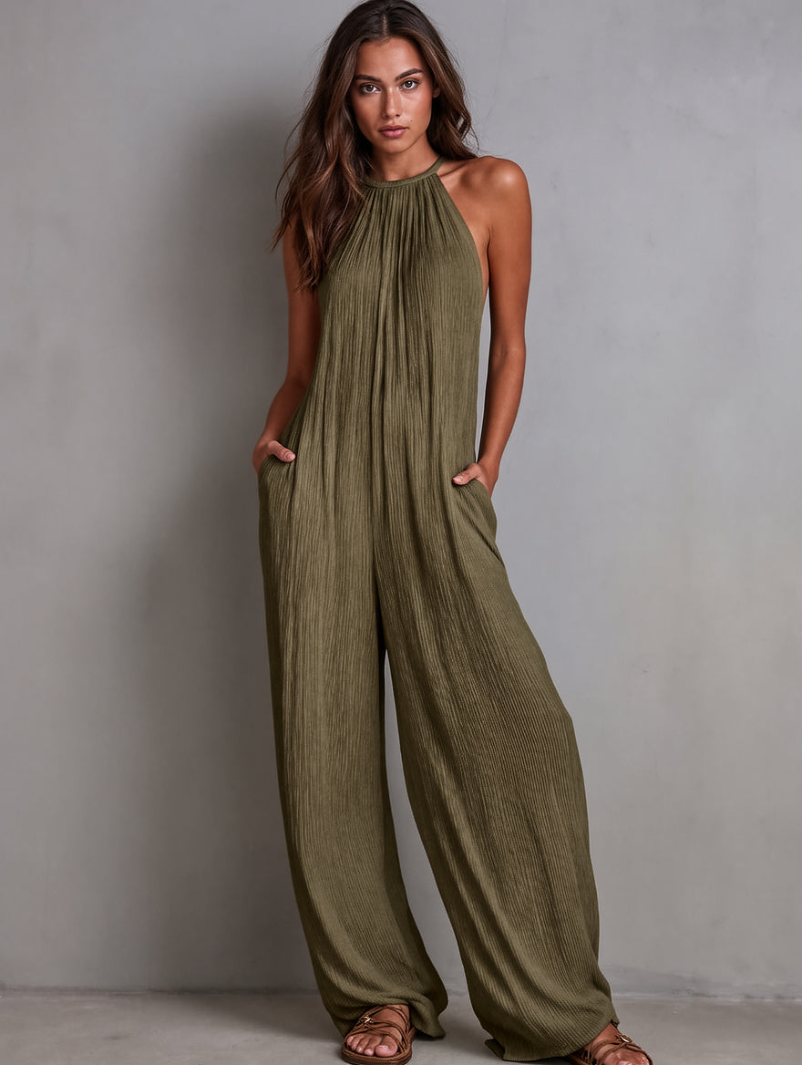 Franca Bianco™ Relaxed Wide Leg Jumpsuit