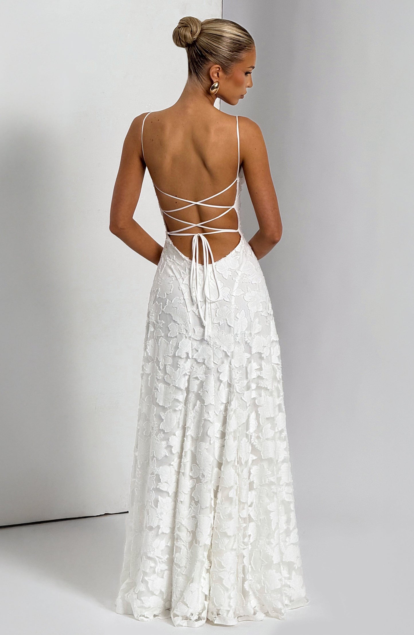 Elise | Blush Belle Lace Maxi Dress
