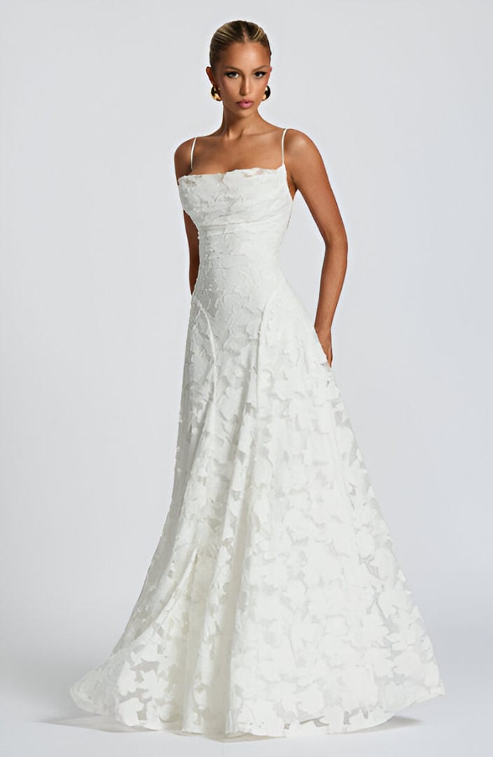 Eulalie - Lace Corset Maxi Elegant Summer Dress