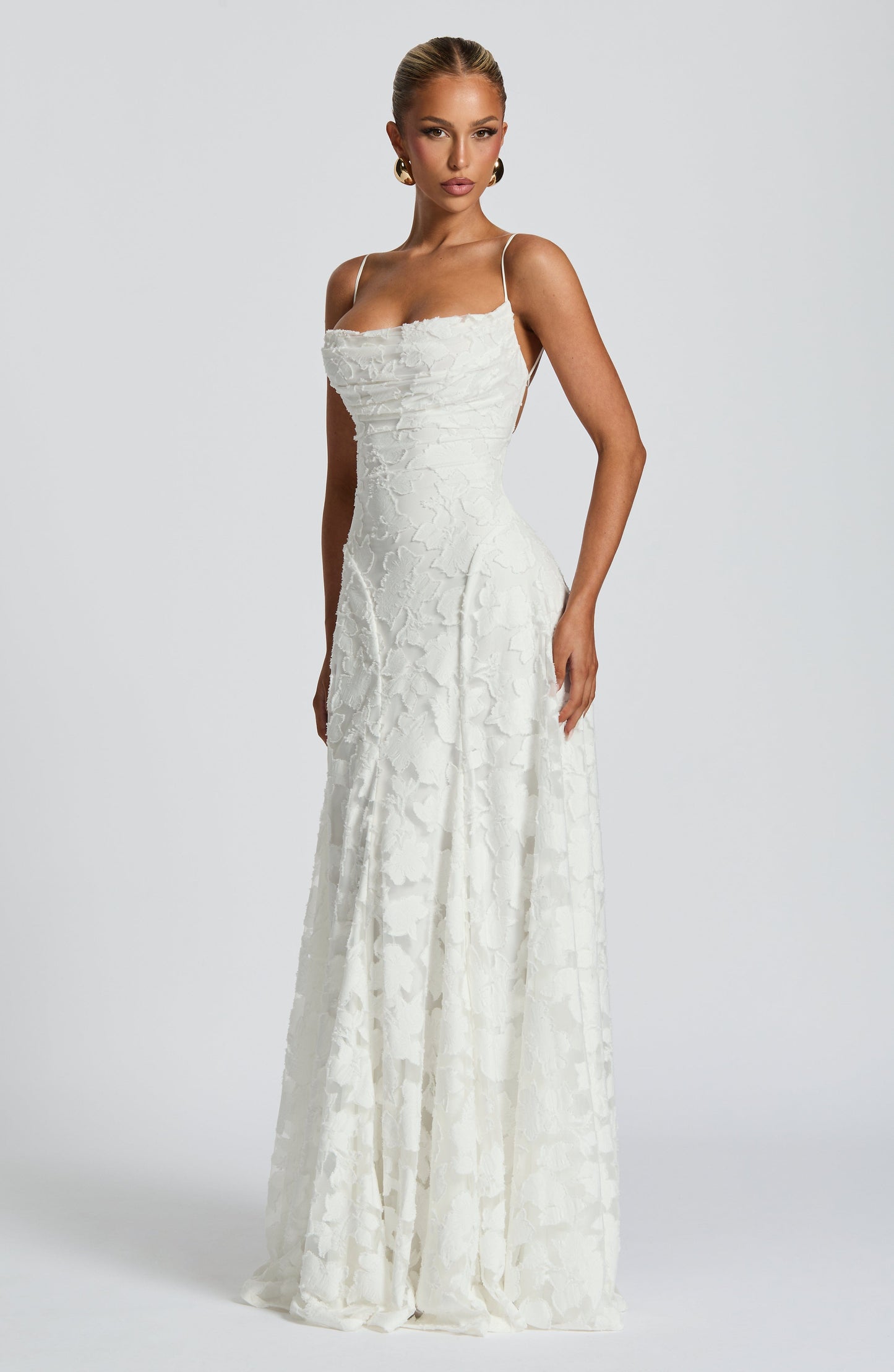 Elise | Blush Belle Lace Maxi Dress