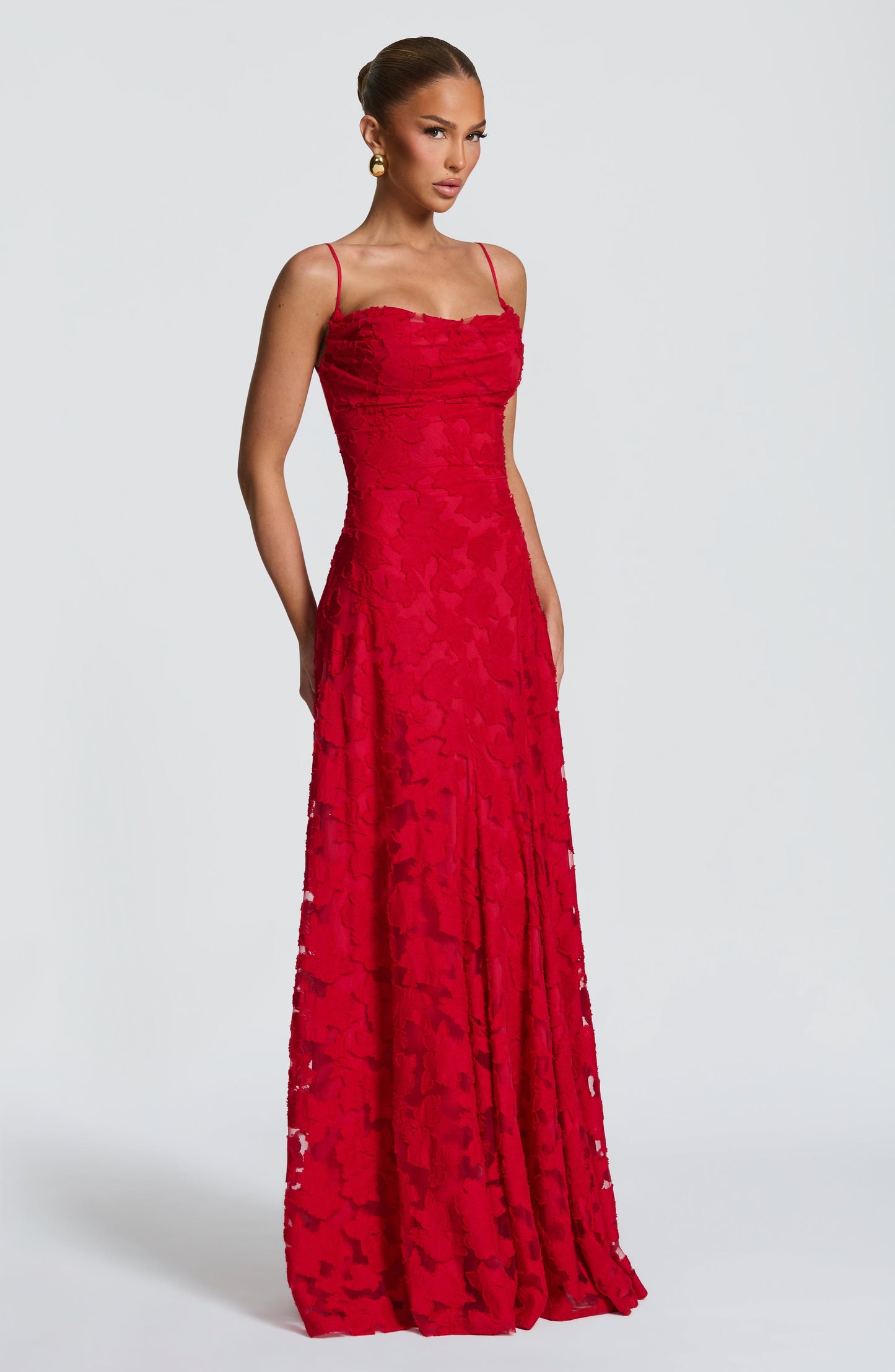 Elise | Blush Belle Lace Maxi Dress