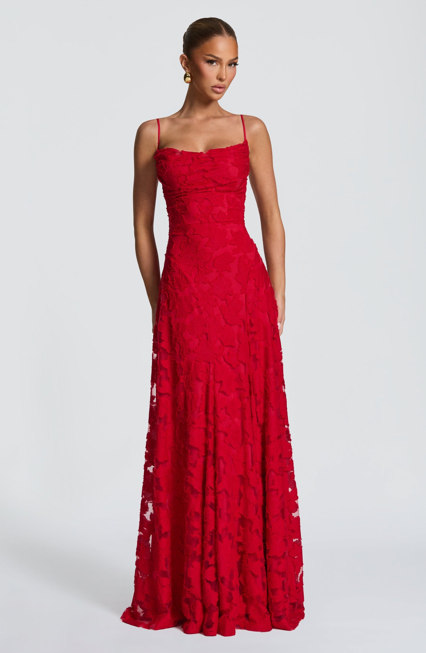 Elise | Blush Belle Lace Maxi Dress