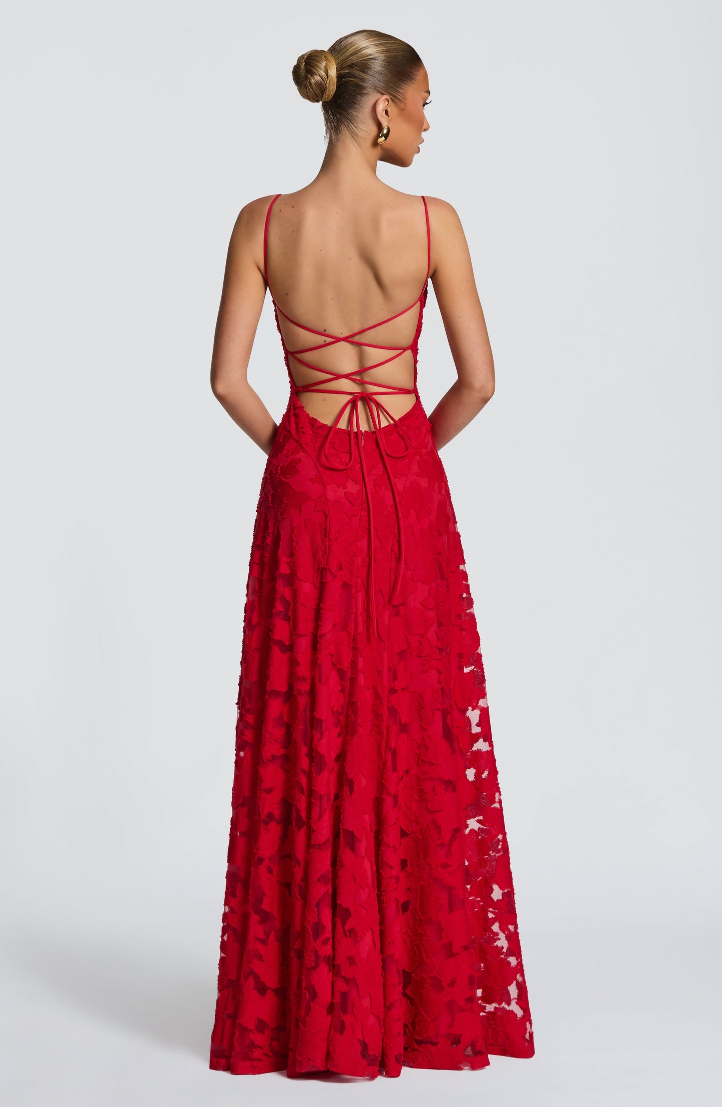 Elise | Blush Belle Lace Maxi Dress
