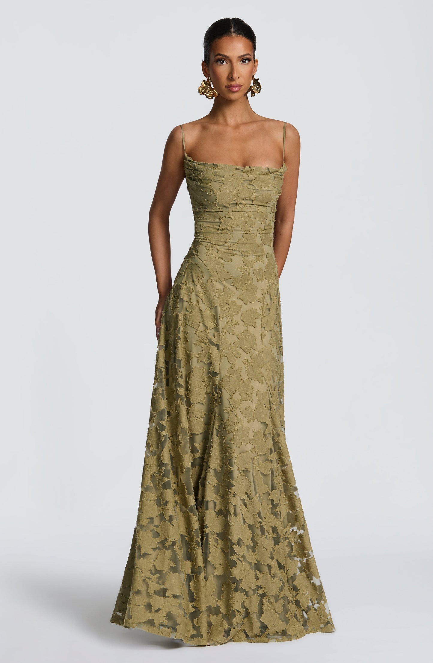Elise | Blush Belle Lace Maxi Dress