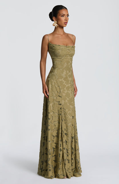 Elise | Blush Belle Lace Maxi Dress