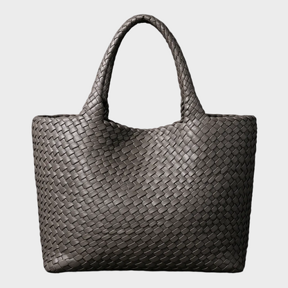 Lana | Handwoven Vegan Leather Tote