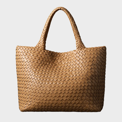 Lana | Handwoven Vegan Leather Tote