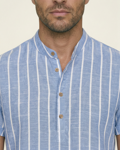 The Bari Striped Polo