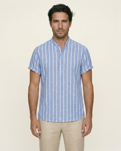 The Bari Striped Polo
