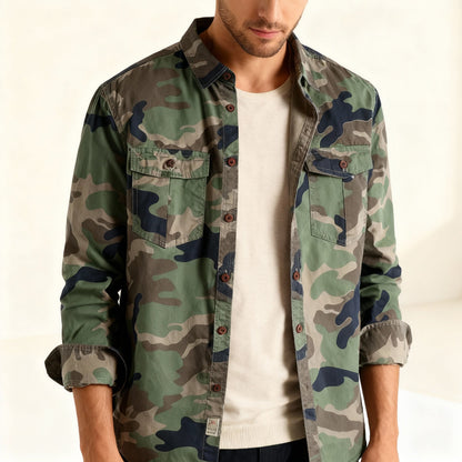 Icaron - Herren Camouflage Jacke