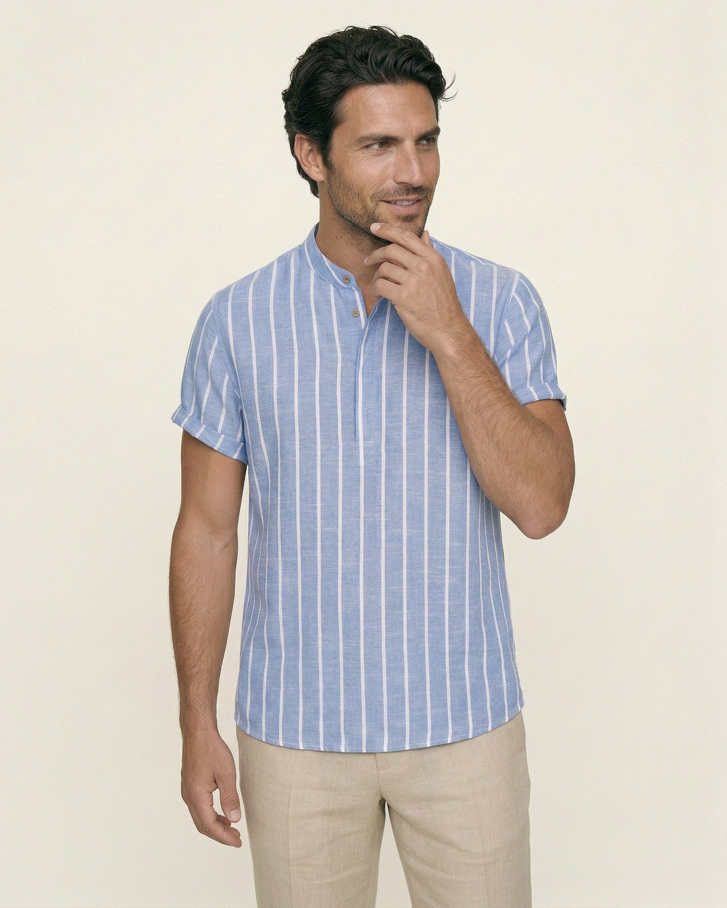 The Bari Striped Polo