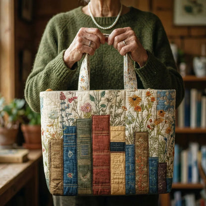 Torba Artisanal Matelassé - Książki i Kwiaty