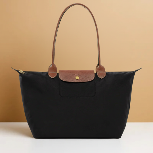 Longchamp | Duża torba Le Pliage, Czarny