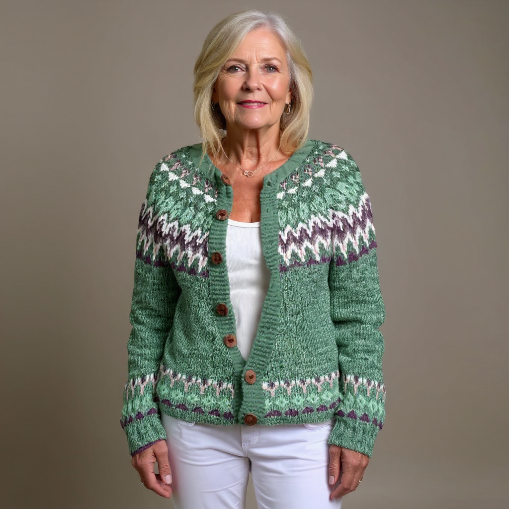 Delilah | Elegant Icelandic Vintage Cardigan