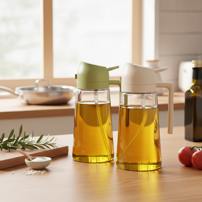 2-in-1 oil bottle Oil dispenser