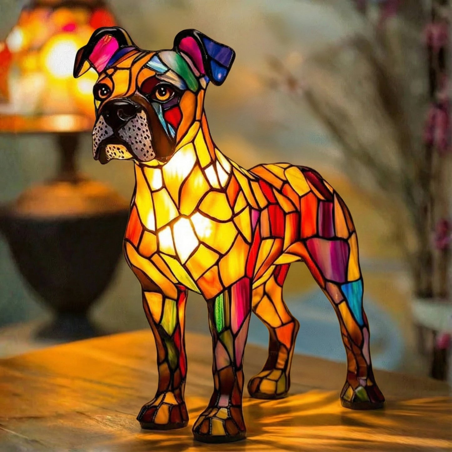 Rocky - Lampa u vitražu