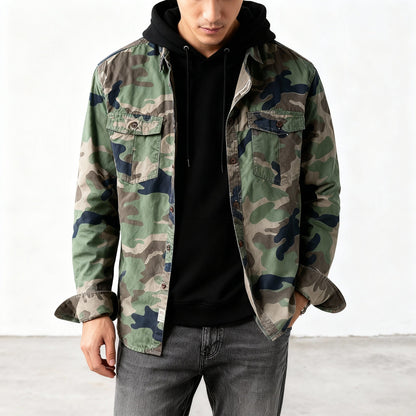 Icaron - Herren Camouflage Jacke