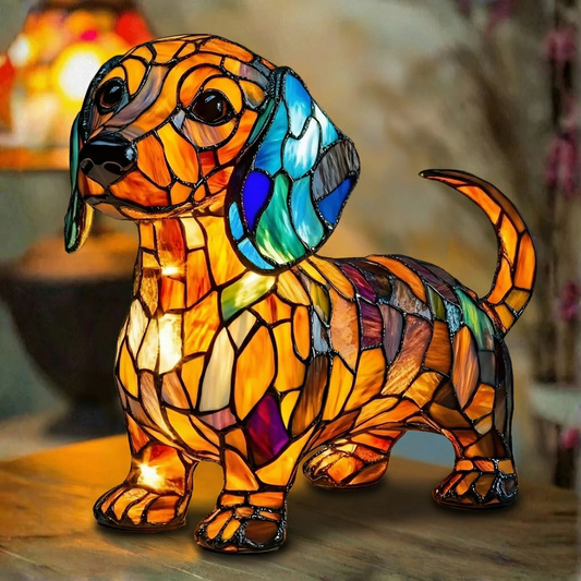Jezevčík - Vitraažlamp