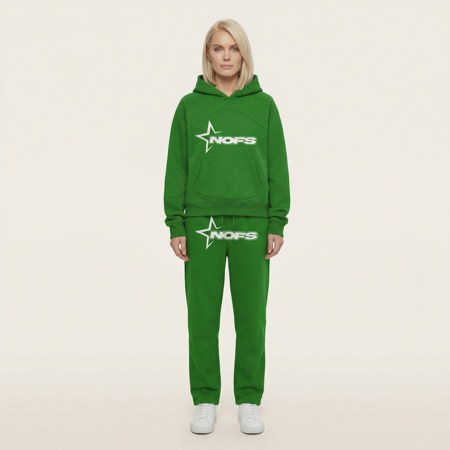 Men’s 2-Piece Hoodie Tracksuit Set – Casual Pullover Sweatshirt & Jogger Pants Outfit
