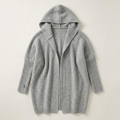 Women’s Long Button Front Knit Cardigan – Long Sleeve Sweater Coat