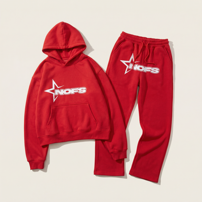 Men’s 2-Piece Hoodie Tracksuit Set – Casual Pullover Sweatshirt & Jogger Pants Outfit