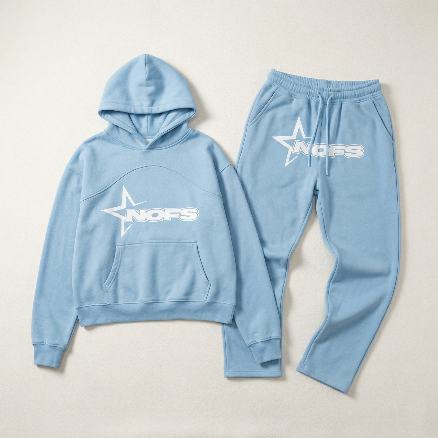 Men’s 2-Piece Hoodie Tracksuit Set – Casual Pullover Sweatshirt & Jogger Pants Outfit