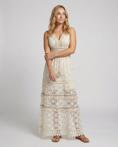 Heidi-Mode | Anmutiges Boho-Spitzenkleid für Den Sommer
