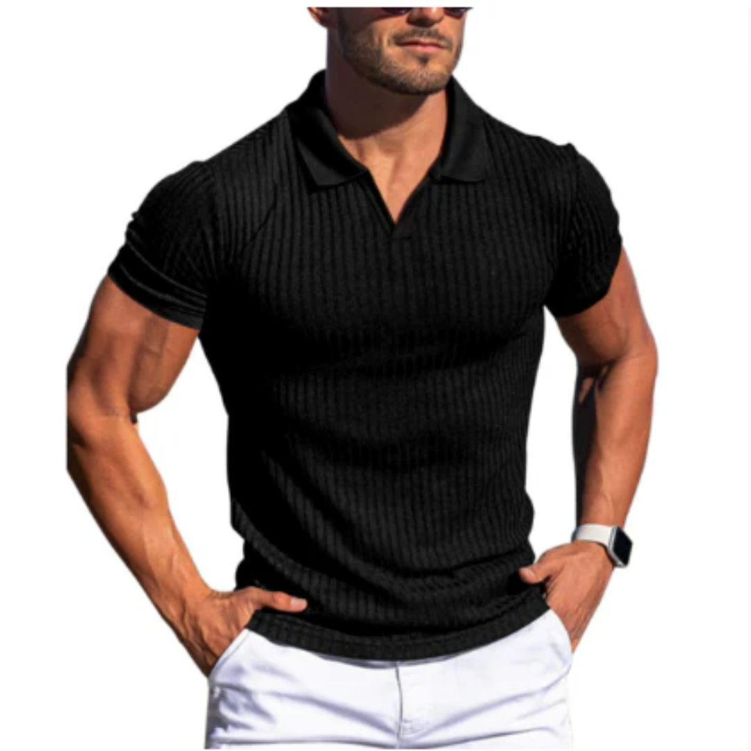Fynn | Herren Poloshirt Mit Struktur Für Alltag
