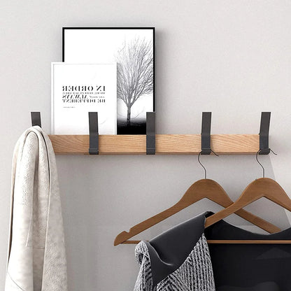 Garderobenhaken | Garderobenleiste Modern | Wandgarderobe aus Holz | NordHaken