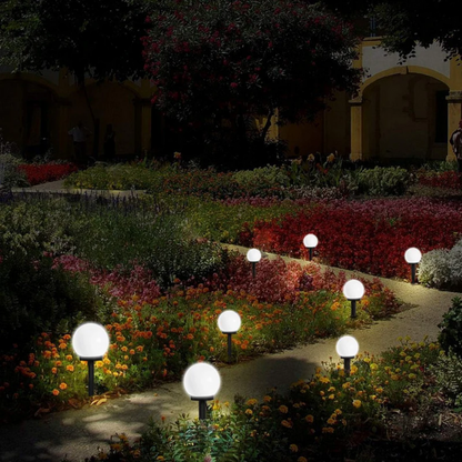Solar-Kugelleuchten für den Garten – Warmes Licht, ganz ohne Kabel (2 Stück)