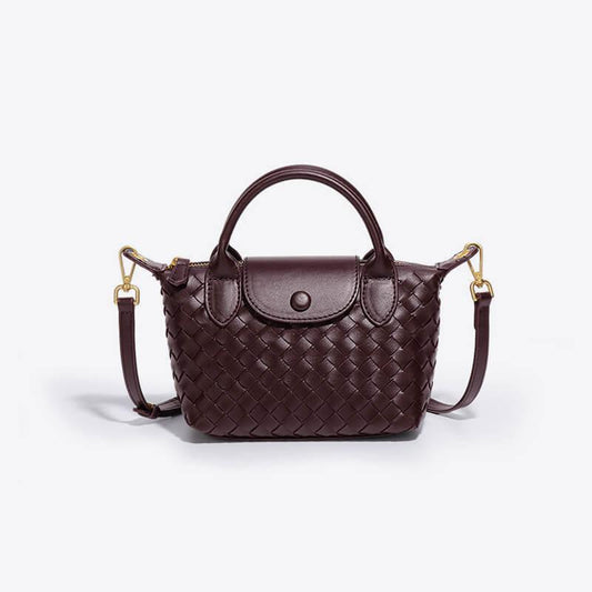 Geflochtene Mini-Tasche Damen – Kompakte Crossbody Bag mit Schulterriemen