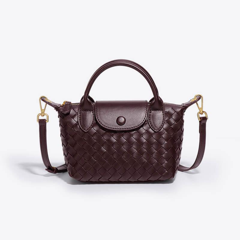 Geflochtene Mini-Tasche Damen – Kompakte Crossbody Bag mit Schulterriemen