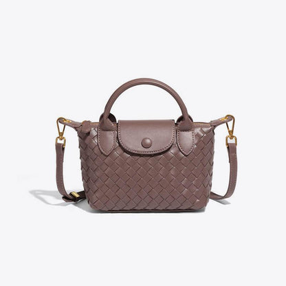 Geflochtene Mini-Tasche Damen – Kompakte Crossbody Bag mit Schulterriemen