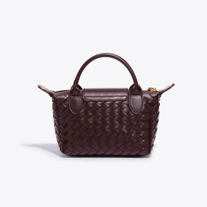 Geflochtene Mini-Tasche Damen – Kompakte Crossbody Bag mit Schulterriemen