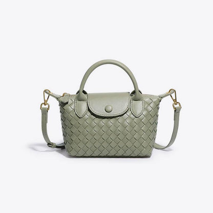 Geflochtene Mini-Tasche Damen – Kompakte Crossbody Bag mit Schulterriemen
