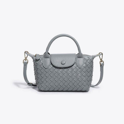 Geflochtene Mini-Tasche Damen – Kompakte Crossbody Bag mit Schulterriemen